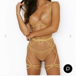Lounge Intimates Belle Gold Medium Thong